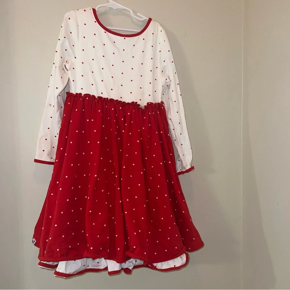 Sweethoney Polka Dot Red and White Kids Dress